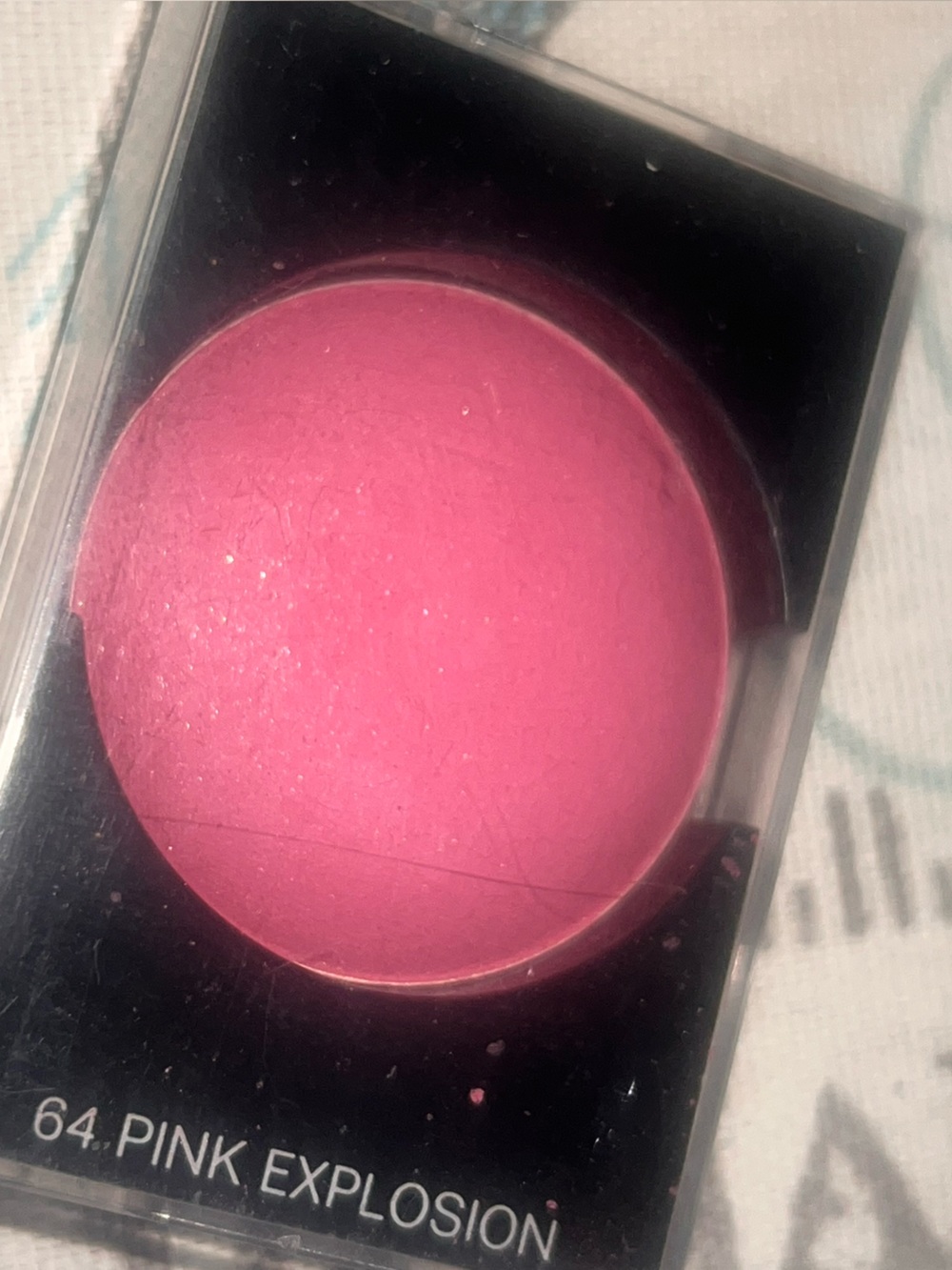 CHANEL Pink Explosion Baked Blush - Bright Pink